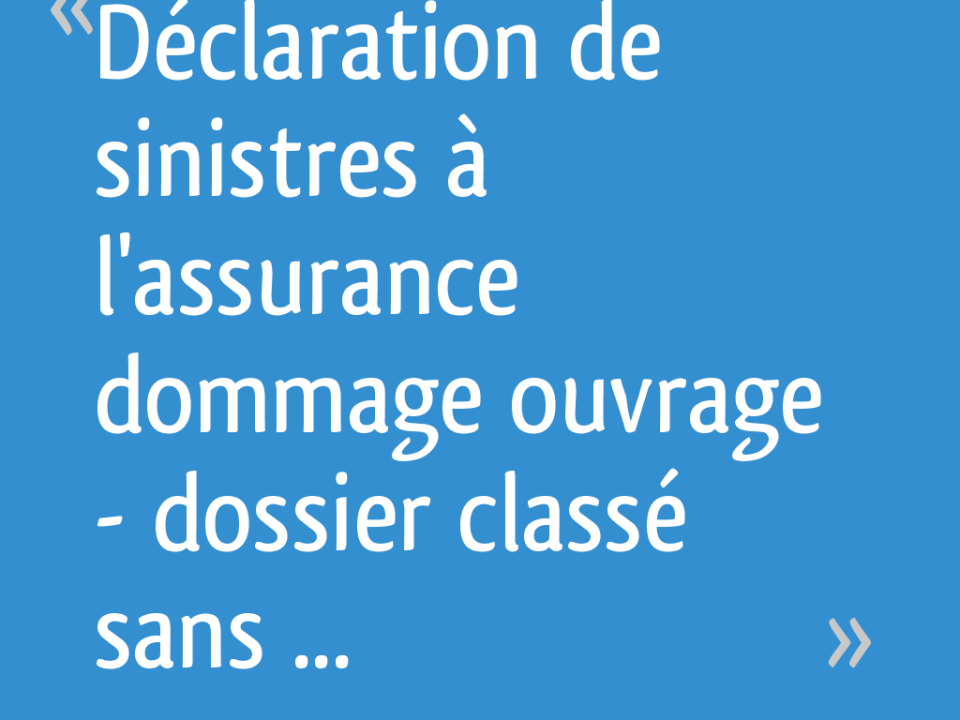 découvrez comment les sinistres record impactent le secteur de l'assurance, leurs causes principales et les conséquences pour les assurés et les compagnies d'assurance. analyse et conseils pour mieux comprendre ces événements exceptionnels.